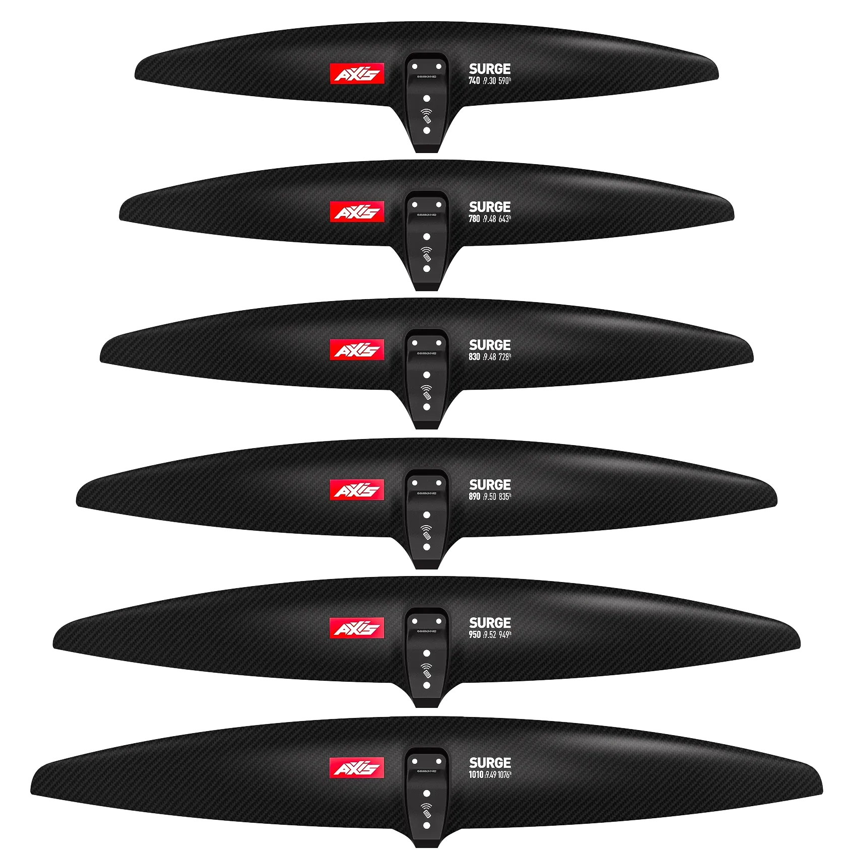 AXIS SURGE Ultra High Mod Reinforced Carbon Hydrofoil wing