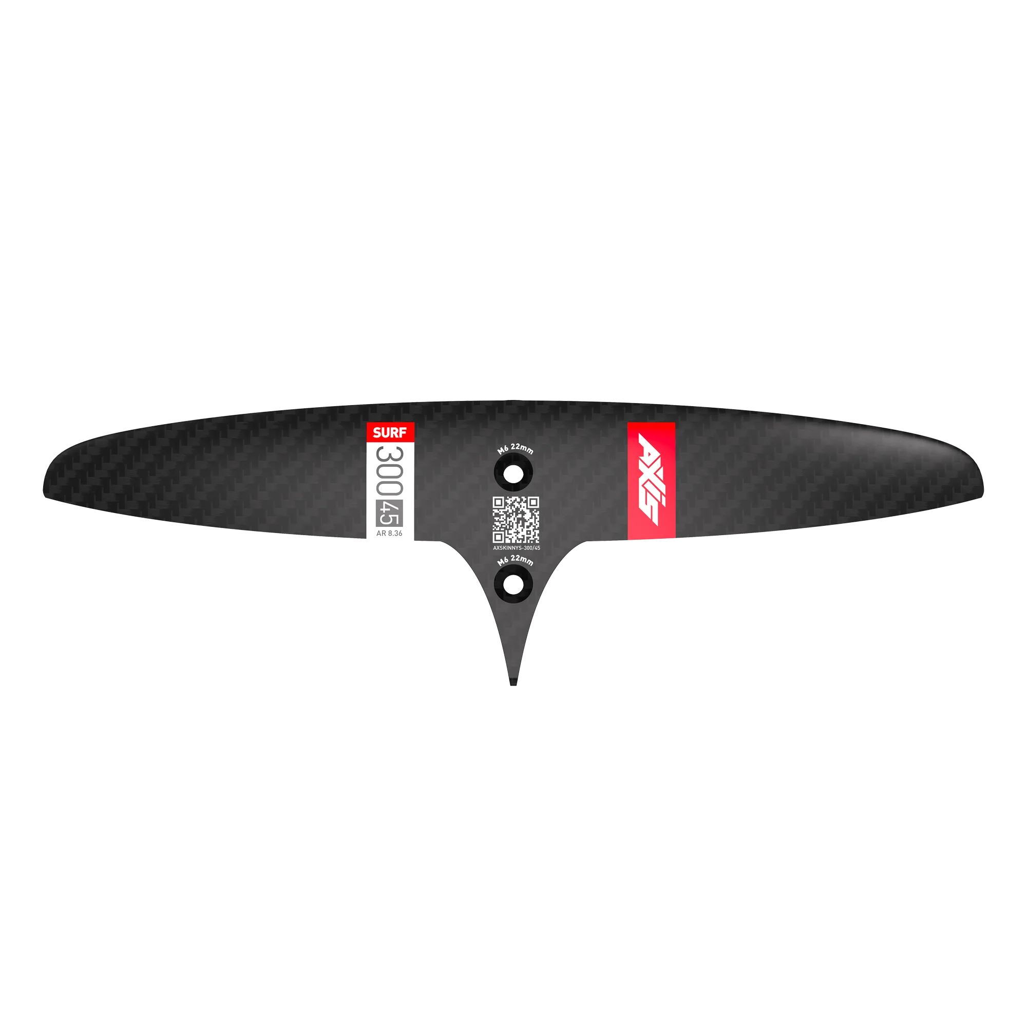 AXIS SURF SKINNY - 300/45 Carbon Rear Hydrofoil wing